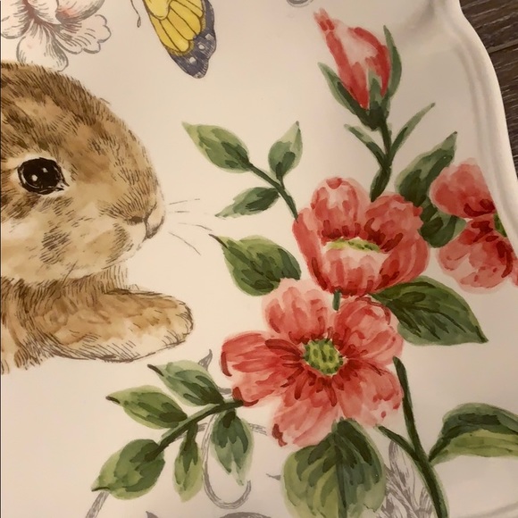 Spring Bunny Plate - Picture 3 of 4
